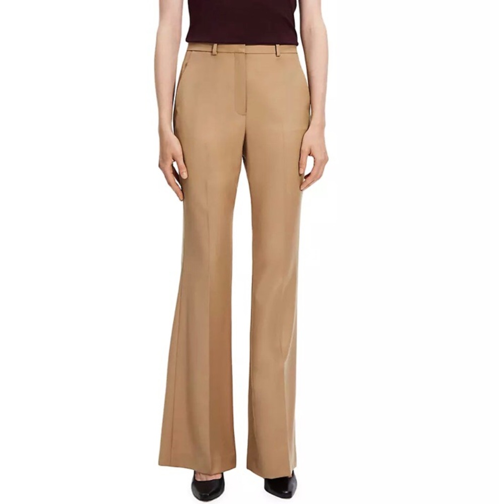 Theory High Waisted Demitria Wool Pants